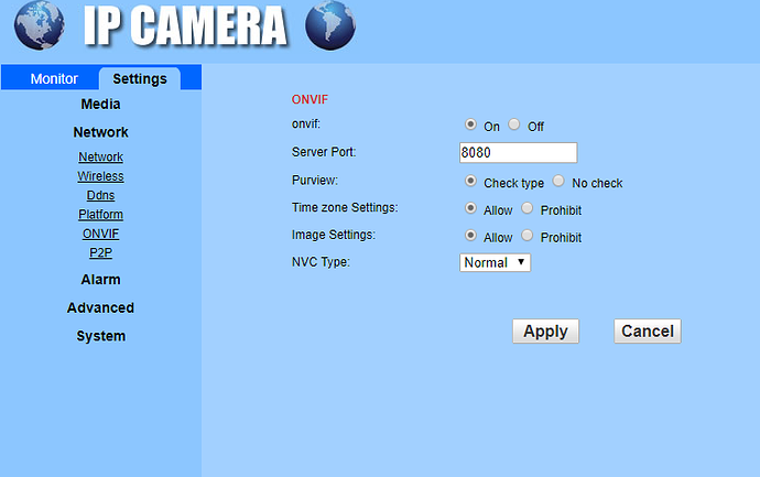 openhab ip camera binding